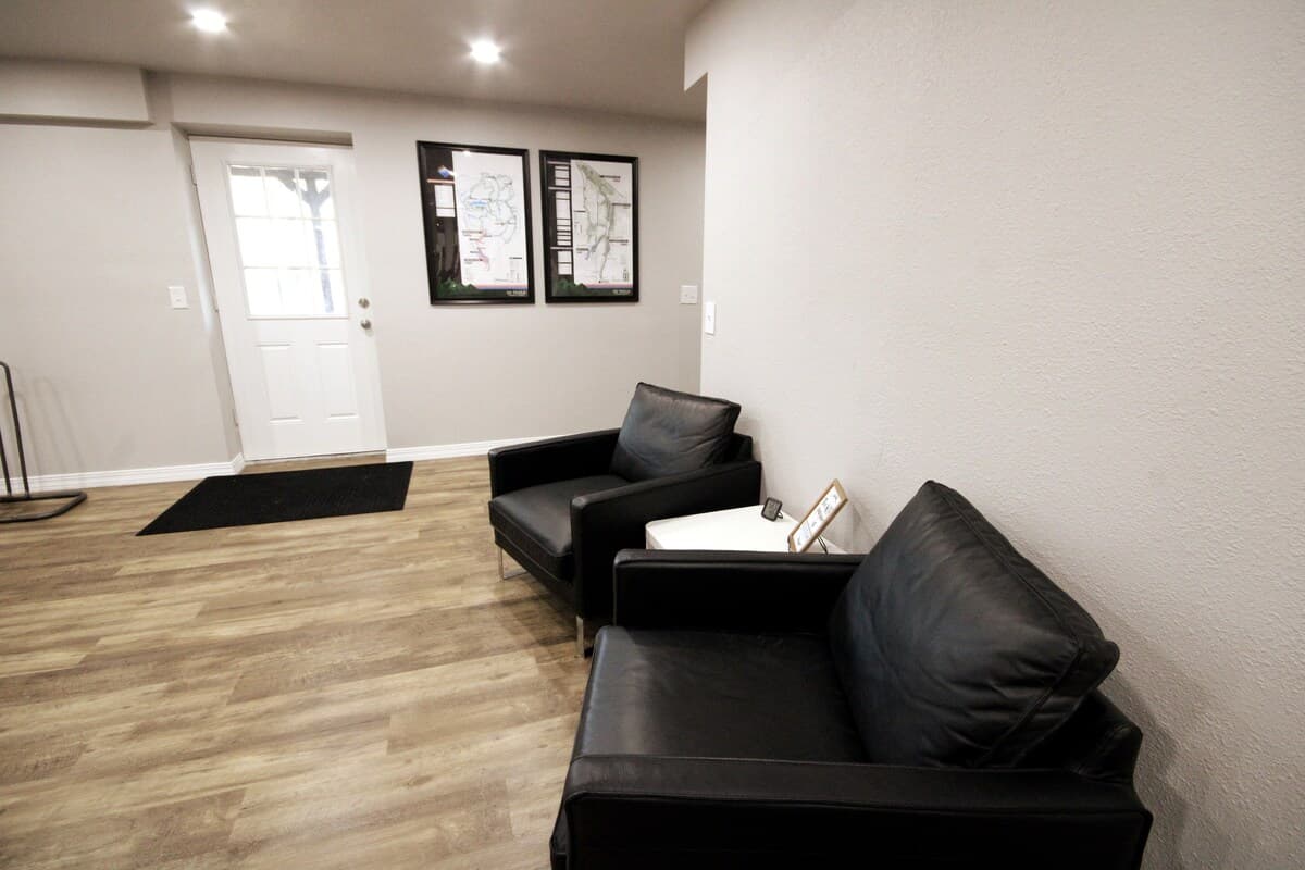 Firepit and trail access